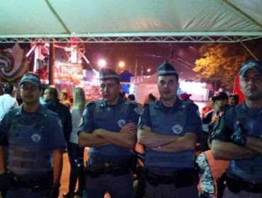 POLÍCIA MILITAR GARANTE SEGURANÇA DA POPULAÇÃO NA EXPOMAAR DE ARANDU/SP 