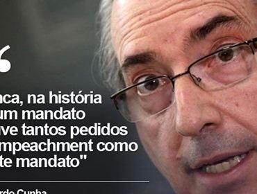 Eduardo Cunha autoriza abrir processo de impeachment de Dilma