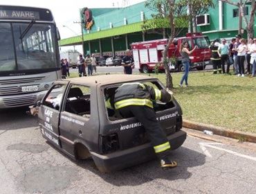   Simulação de Acidente promovido pelo Conselho Municipal de Defesa Civil de Avaré.