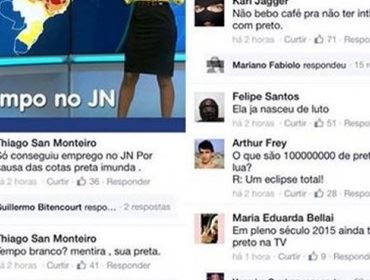 MP apura racismo e injúria contra apresentadora do tempo da TV Globo