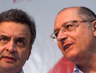 Aécio Neves e Geraldo Alckmin visitam Botucatu