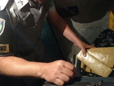 POLICIAMENTO RODOVIÁRIO APREENDE MACONHA