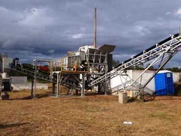 Usina de resíduos da construção civil terá capacidade de triturar 25 toneladas por hora