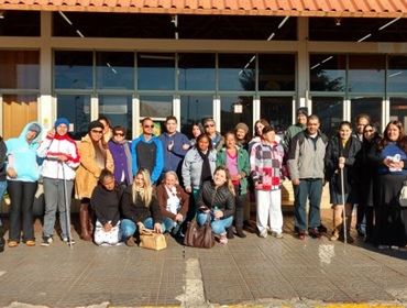 Deficientes visuais visitam o Memorial da Inclusão