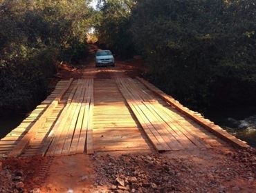 Ponte rural sobre o Rio Novo é recuperada