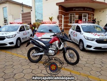 Polícia Militar recupera moto furtada e prende criminoso em Avaré