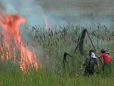 Incêndio atinge área de preservação ambiental em Taquarituba