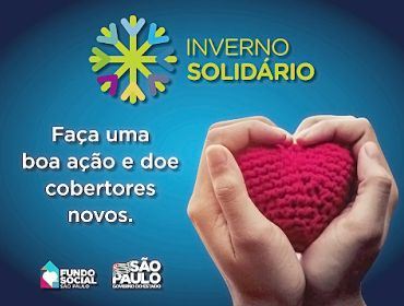 Campanha Inverno Solidário 2020 visa arrecadar cobertores novos