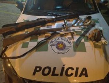 HOMEM É PRESO POR PORTE ILEGAL DE ARMA DE FOGO E CAÇA DE ANIMAIS SILVESTRES